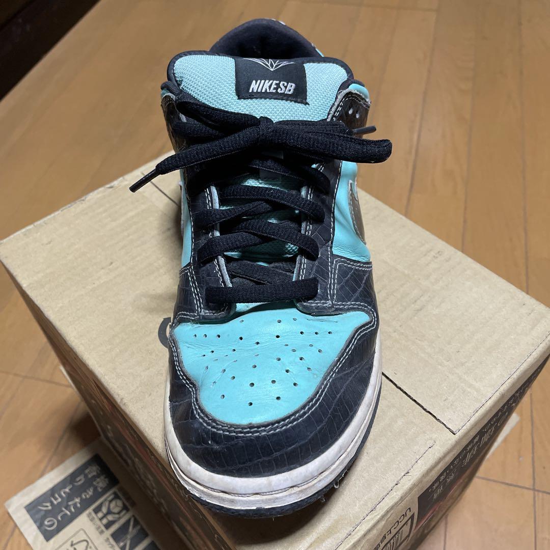 靴 Nike Dunk Low pro SB Diamond \"Tiffany\"