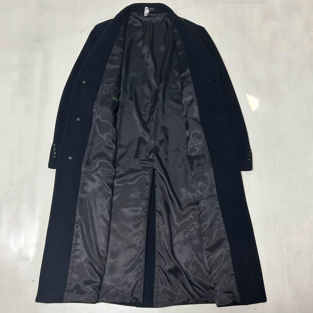 専用◎90s Vintage ラルフローレン スーパーロングコート 鳥ブローチ