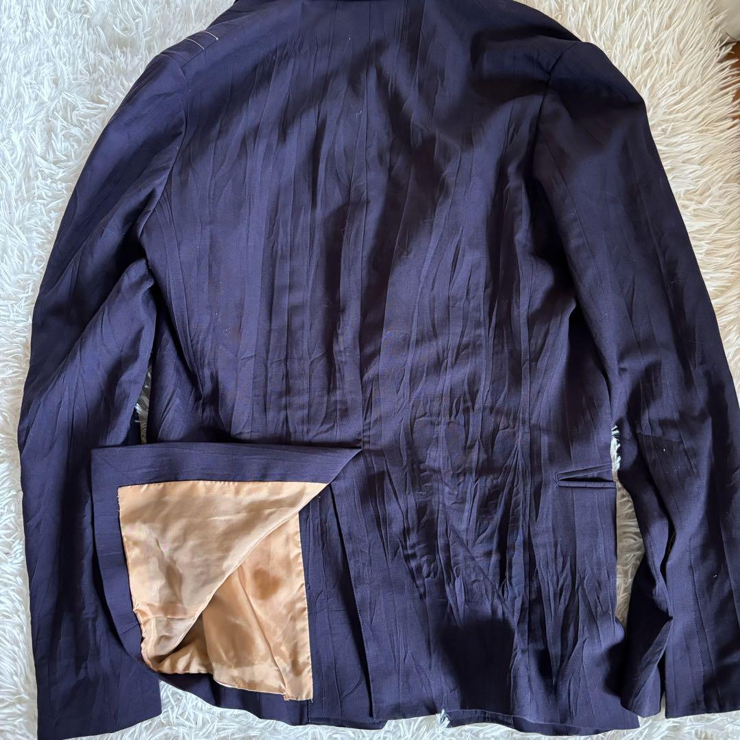 美品　ベッドフォード　ネイビー テーラードジャケット　M 18ss