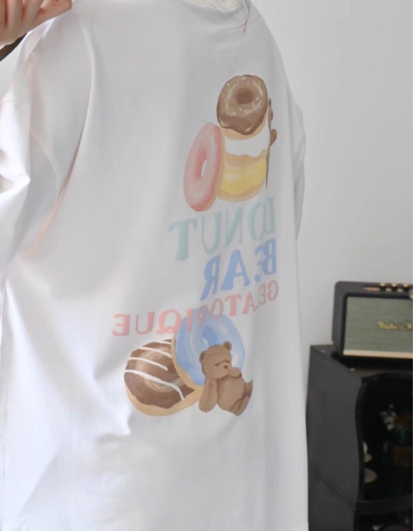 gelato pique ルームウェア上下セットクリーム