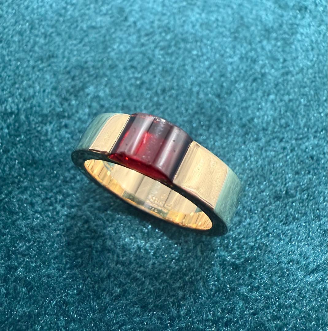 GUCCI ルビー リング K18 7.9g