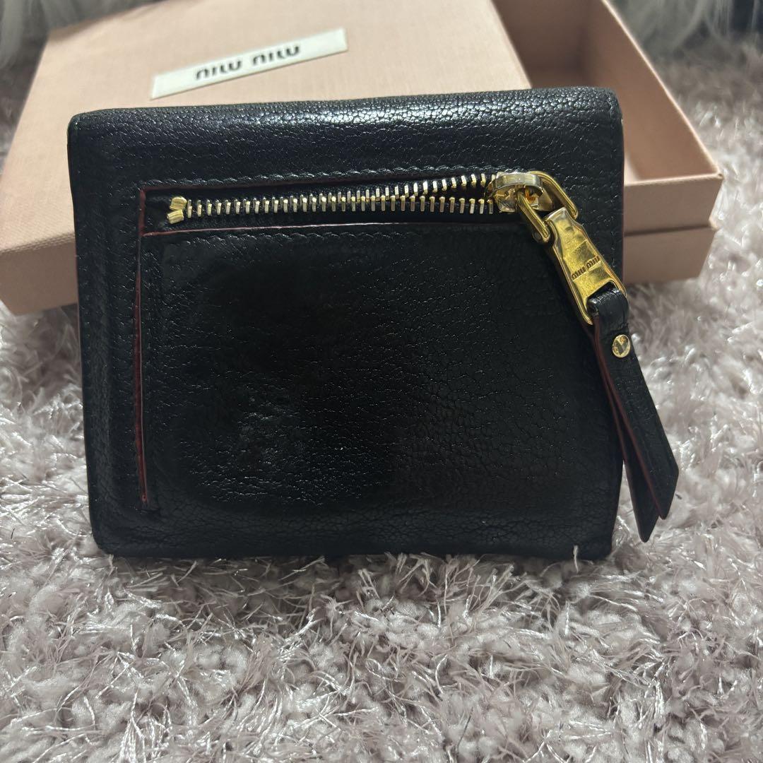 miumiu 財布 三つ折り財布 マドラス マドラスラブ