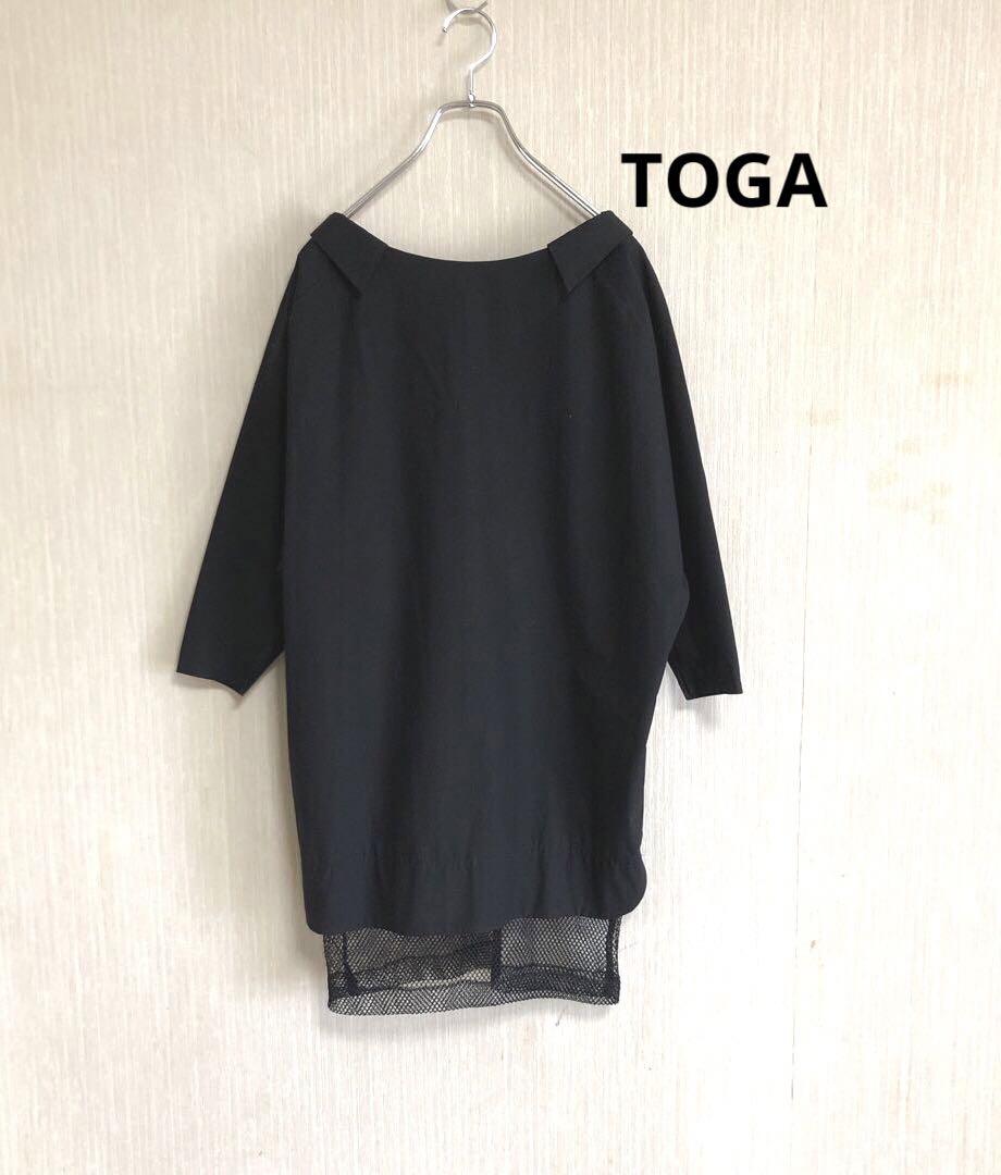 【未使用品】春夏TOGA ARCHIVES 紺ブラウス
