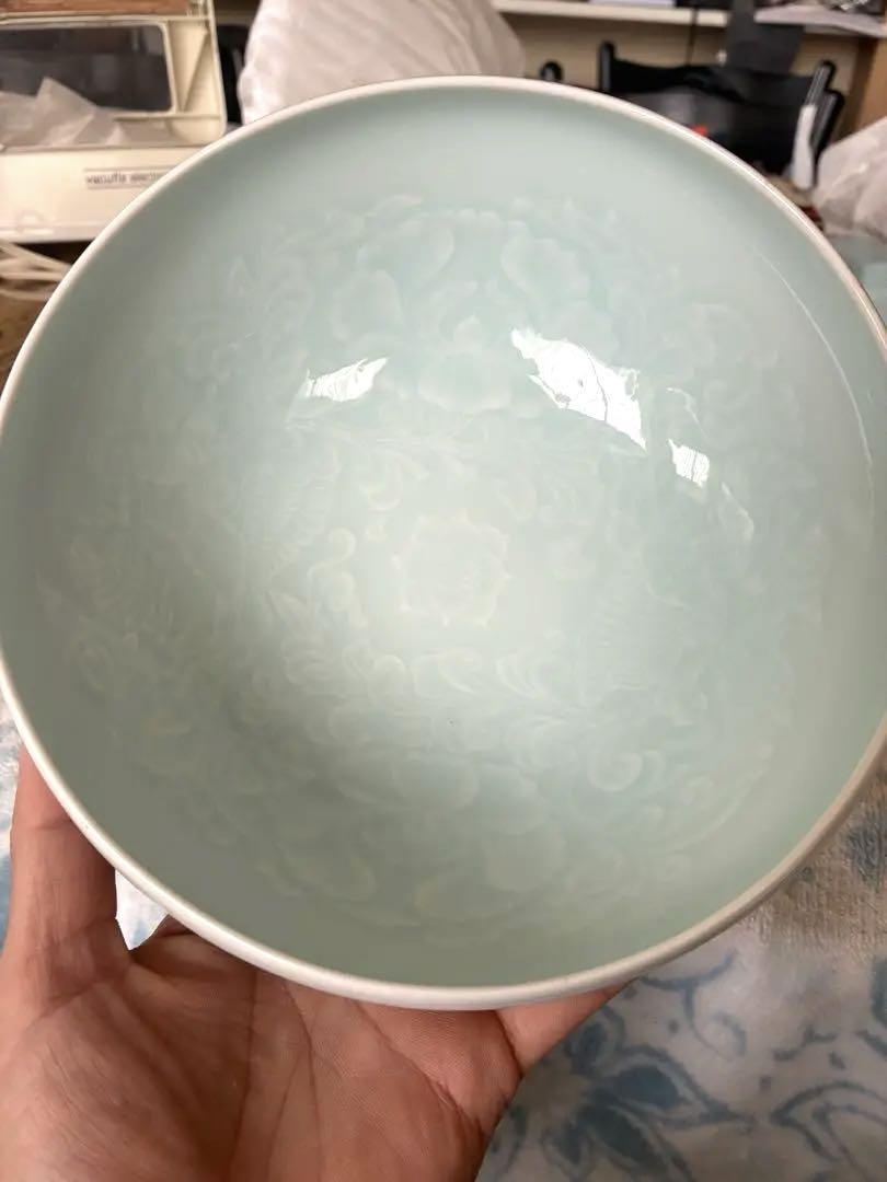 新品正規品  快山窯 新品未使用】 青白磁 メルカリ - 菓子鉢 お椀・ボウル・鉢