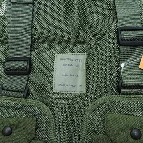 新発売 C0482S 新品 MIS アメリカ製 ハンティングベスト:FREE