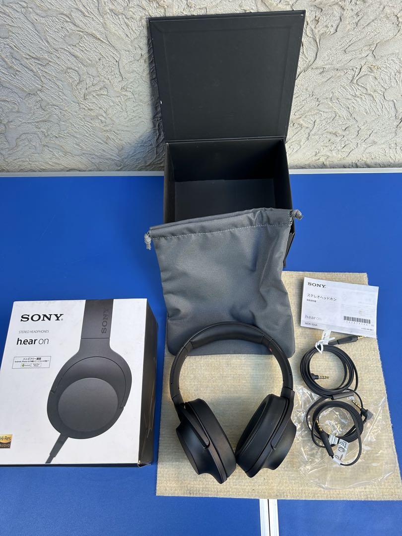 SONYステレオヘッドホン h.ear on ハイレゾ音源対応 MDR-100A