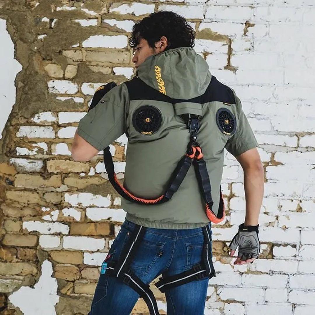 バートル　AC2086 エアークラフト　空調服 半袖 ハイバックファン XXL