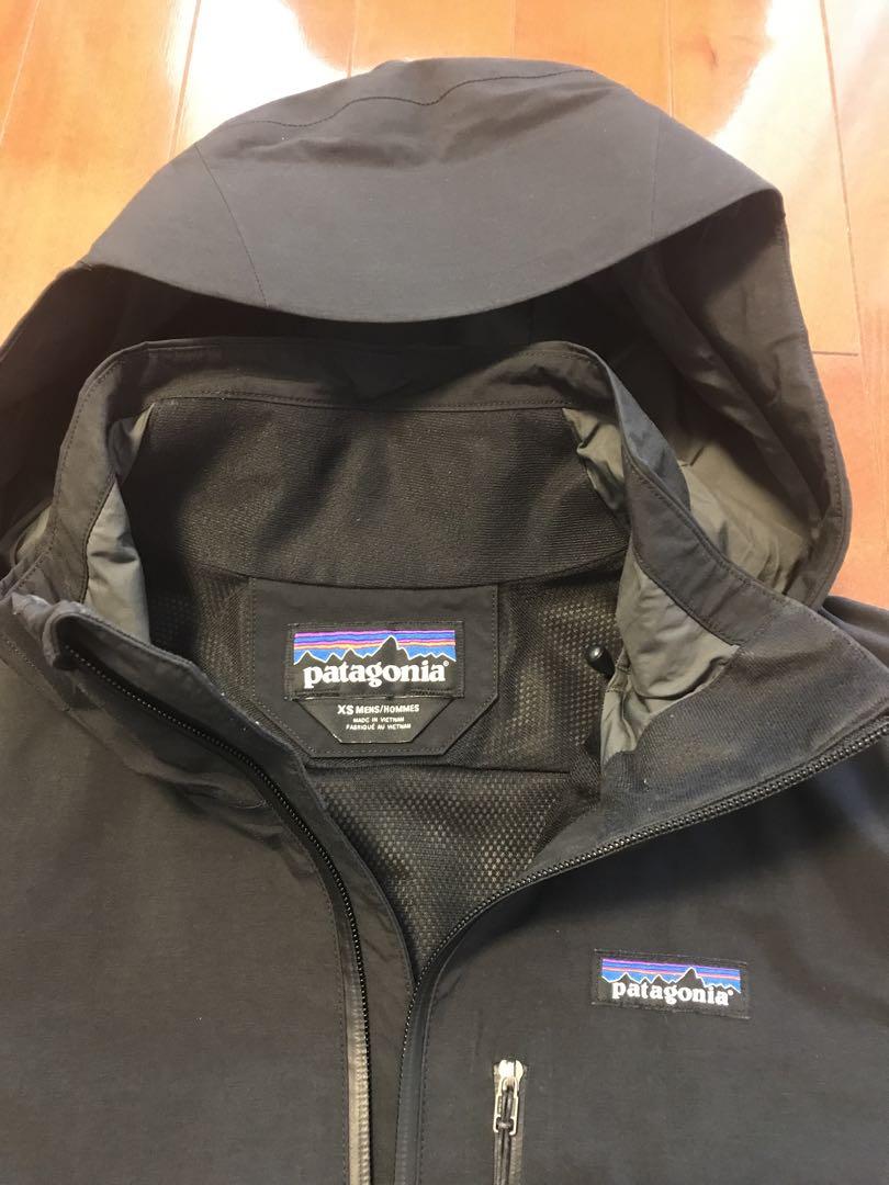 パタゴニア ウインドスイープジャケットXS ブラック 美品 patagonia wind sweep ジャケットブラックXS