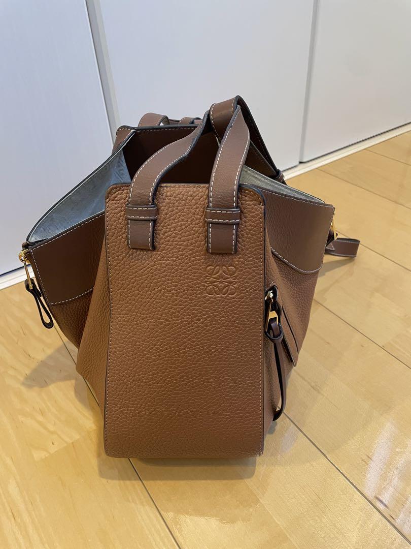 LOEWE ロエベ ブラウン レザー ショルダーバッグ