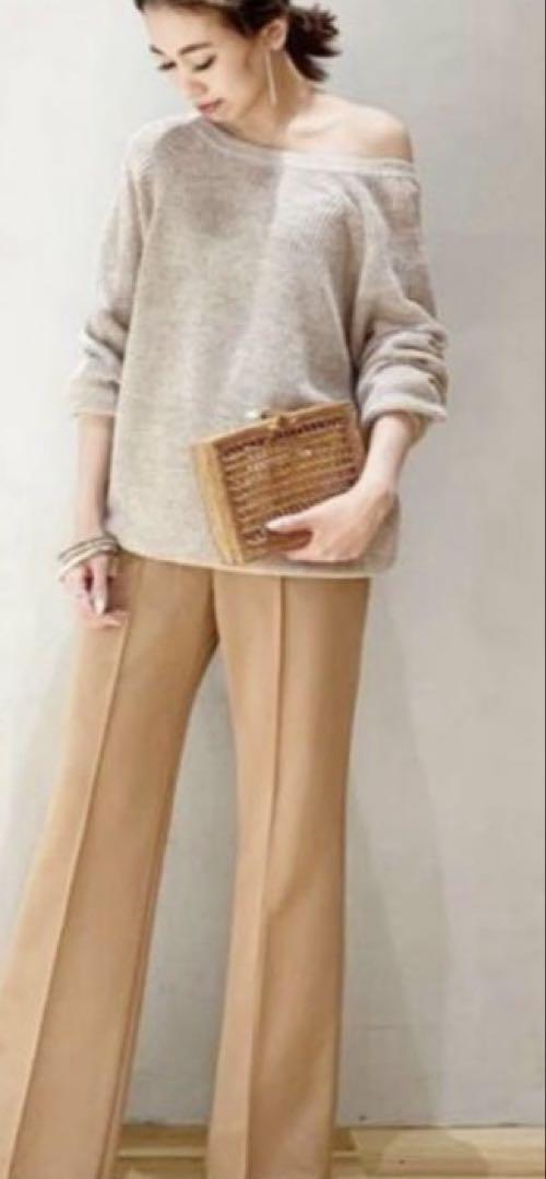 ★極美品　プラージュ　Plage Line. Jersey パンツ　キャメル 7,200円