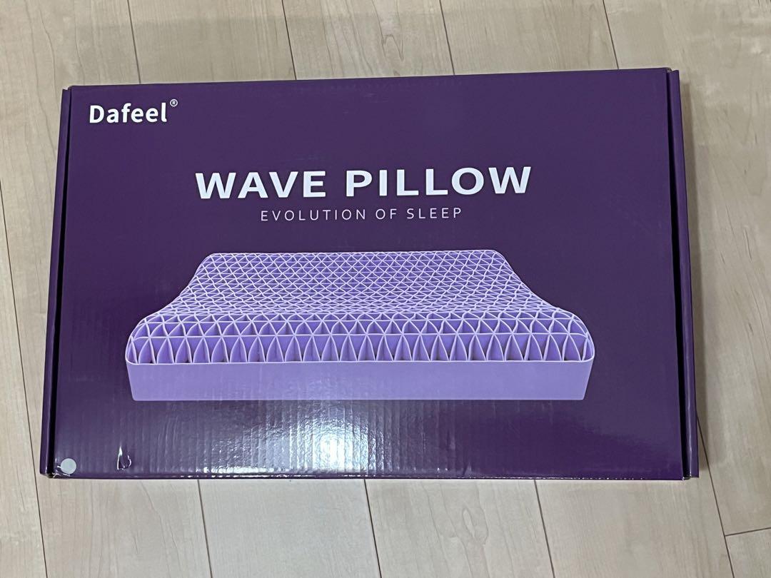 Dafeel 首が痛くならない 無重力ジェルピロー　波型