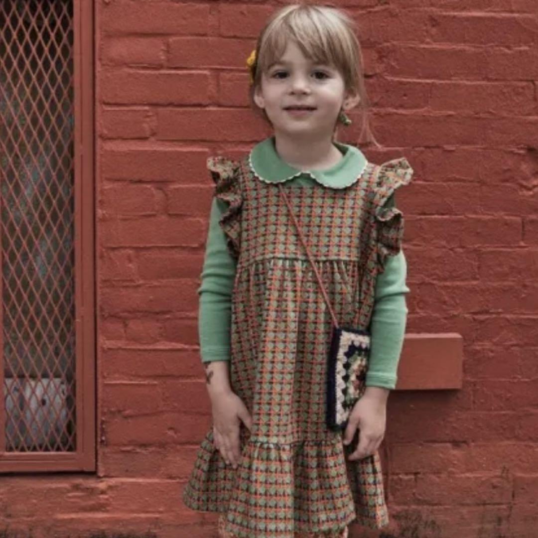 ワンピース misha&puff  RuffleSleeveDress 8y