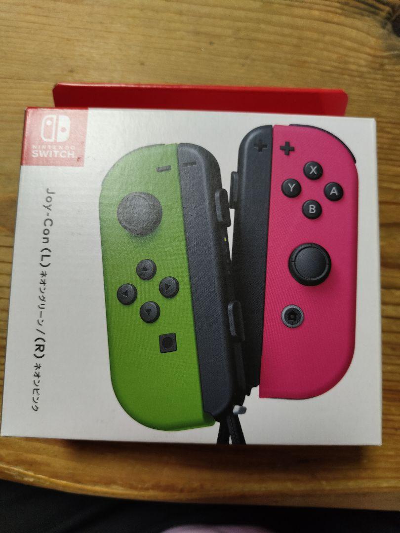 Joy-Con(L) ネオングリーン/(R) ネオンピンク（ジョイコン