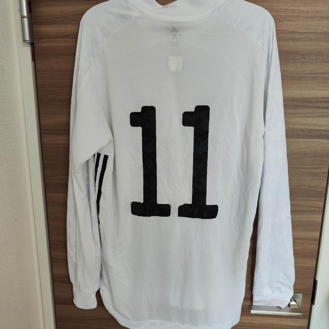 サッカー日本代表 100周年アウェイユニフォーム（長袖）Oサイズ 背番号11