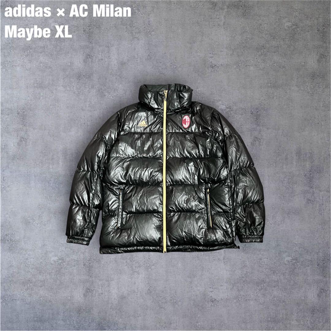 adidas × AC Milan ダウンジャケット ブラック XL相当XL LL adidas