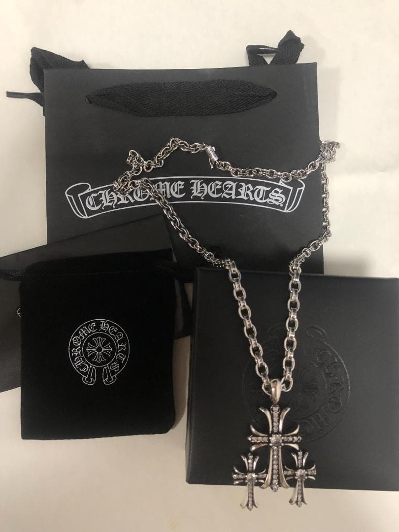 Chrome Hearts シルバー クロスネックレス 2020年製 Chrome Hearts シルバー クロスネックレス 2020年製