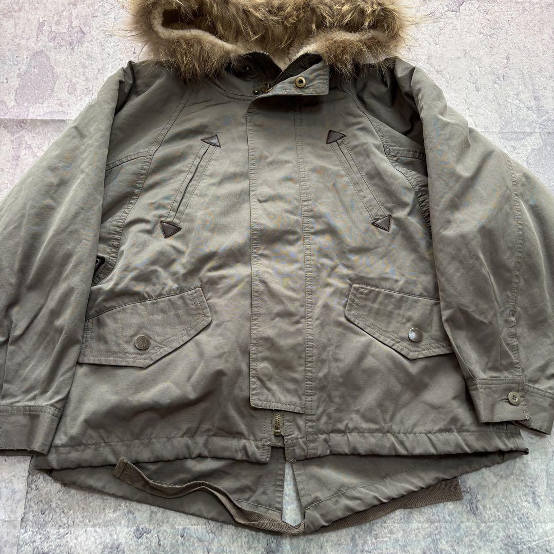 ジャケット・アウター 00s archive fur military mods coat y2k