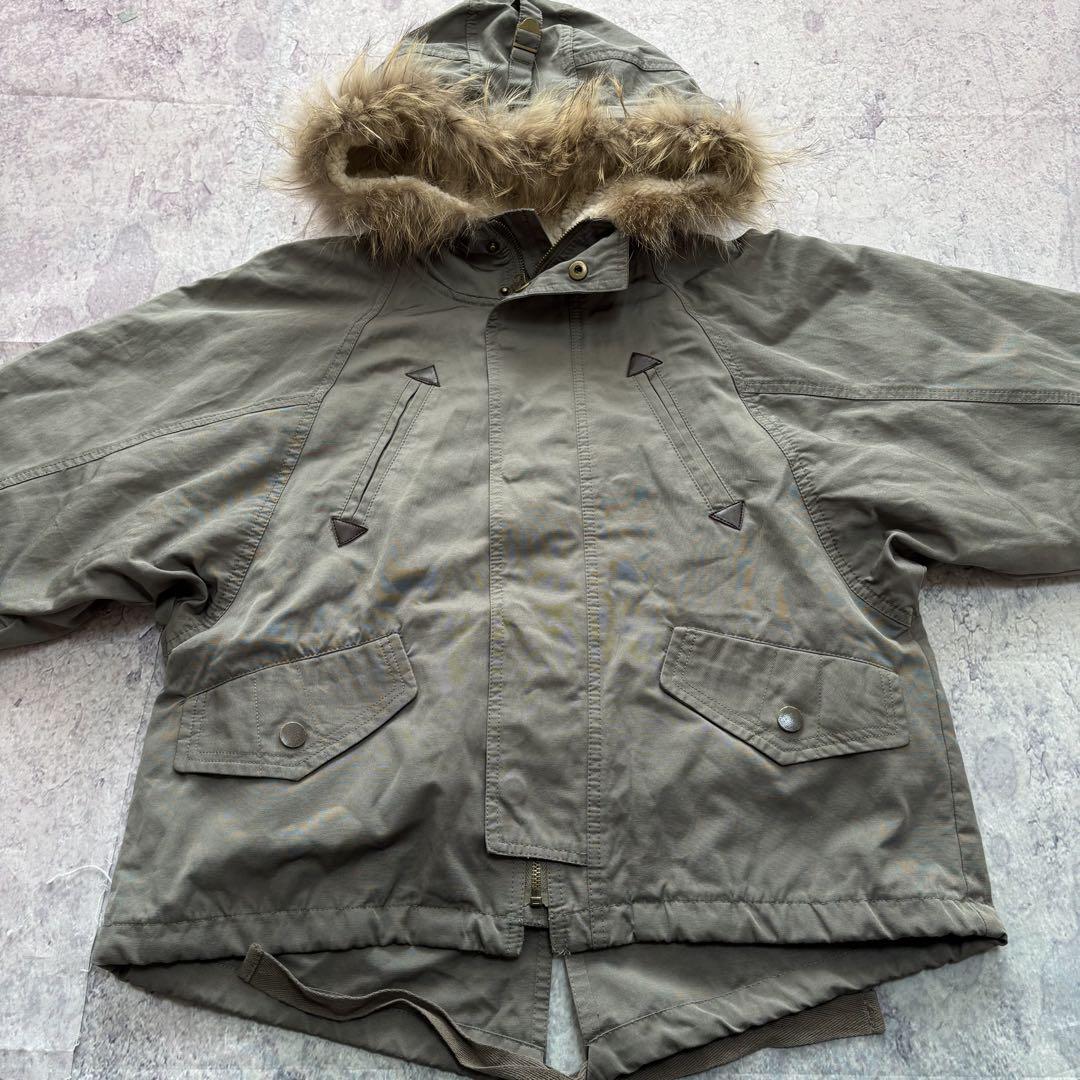 ジャケット・アウター 00s archive fur military mods coat y2k