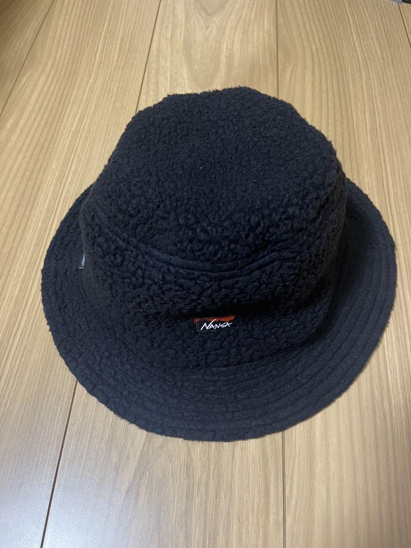 新品　24年秋冬 NANGAナンガ　リバーシブル フリースハット　黒