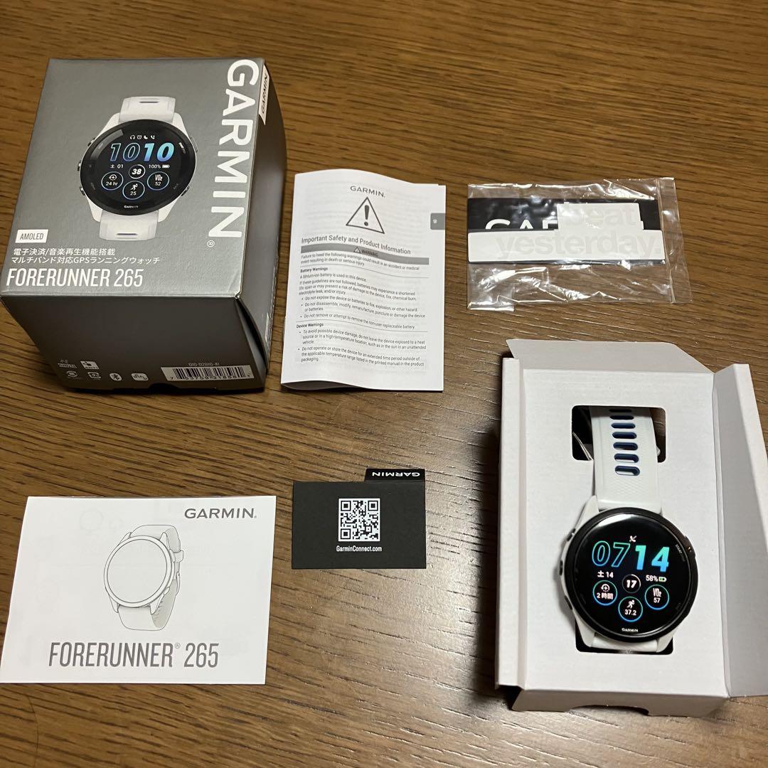 GARMIN FORERUNNER 265 スマートウォッチ