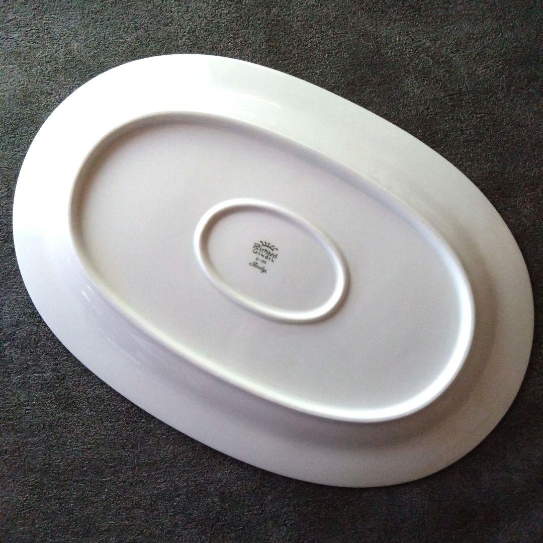 国産品 リチャードジノリ 廃盤 クリッパー 大皿 オーバル プレート 食器