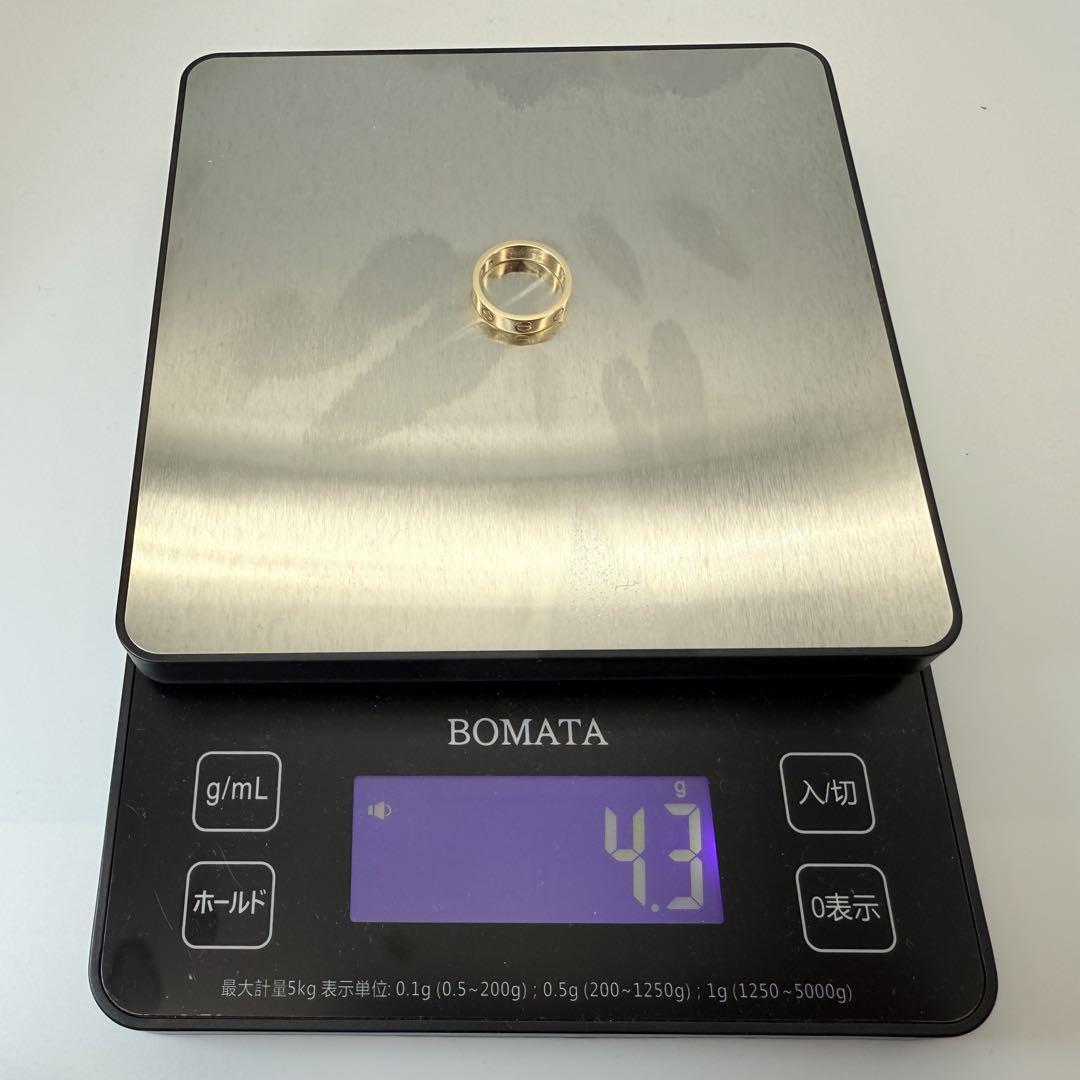 【新品仕上済】Cartier ミニラブリング 1PD K18 YG 8号