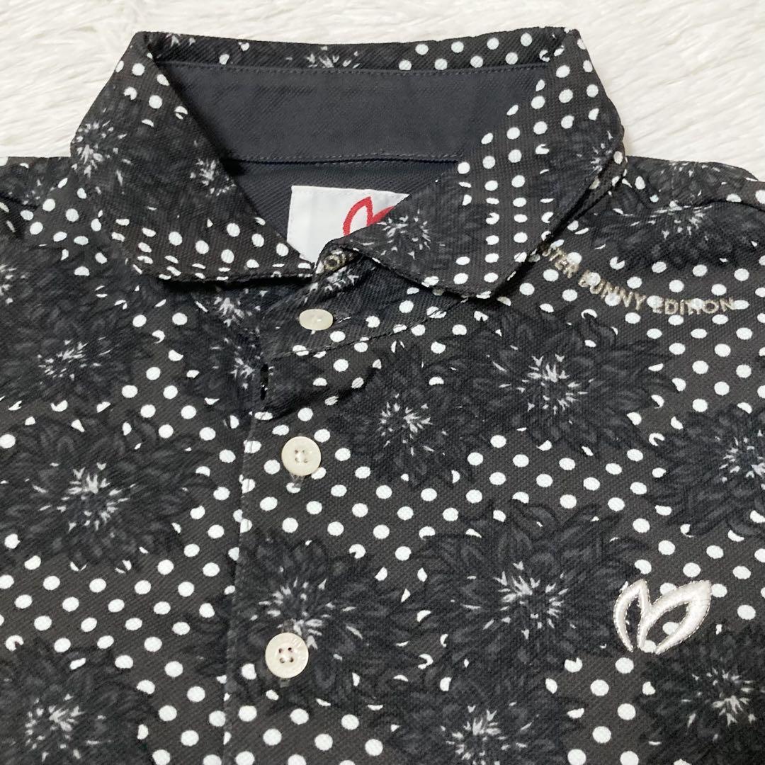 【美品】✨マスターバニーエディション✨ ドライ 半袖 サイズ4 M 花 ドット 美品】✨マスターバニーエディション✨ ドライ 半袖 サイズ4 M