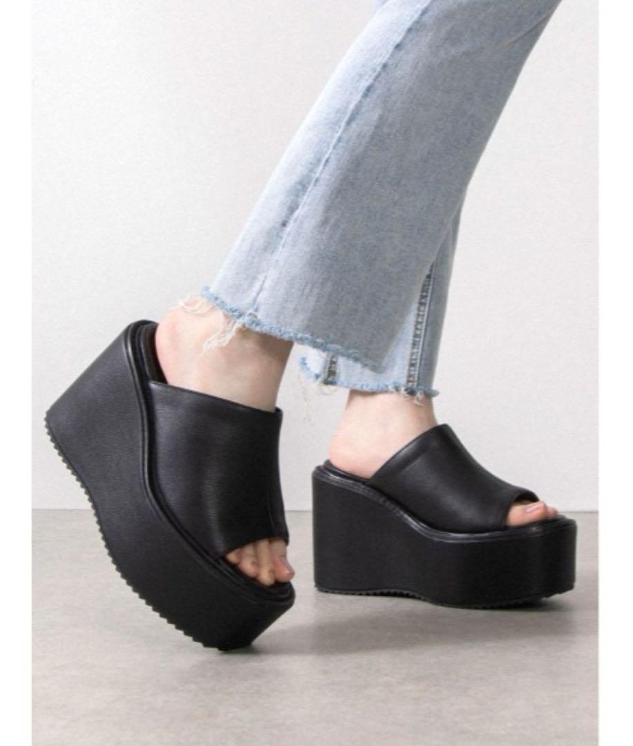 M Mafmof(マフモフ)11cmヒール厚底プラットフォームサンダル 新品
