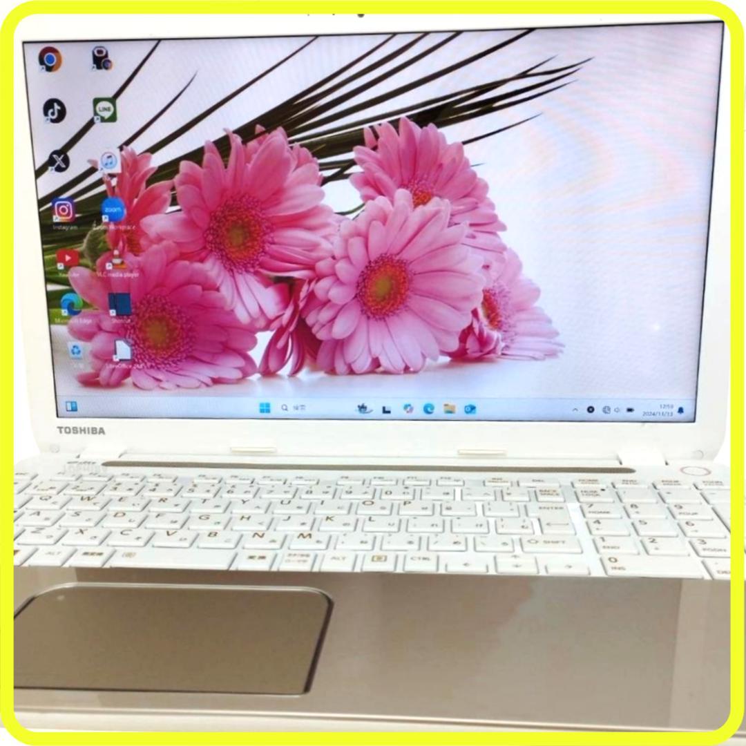 美品　新品SSD256GB⭐️windows11　ノートパソコン　8GB　16