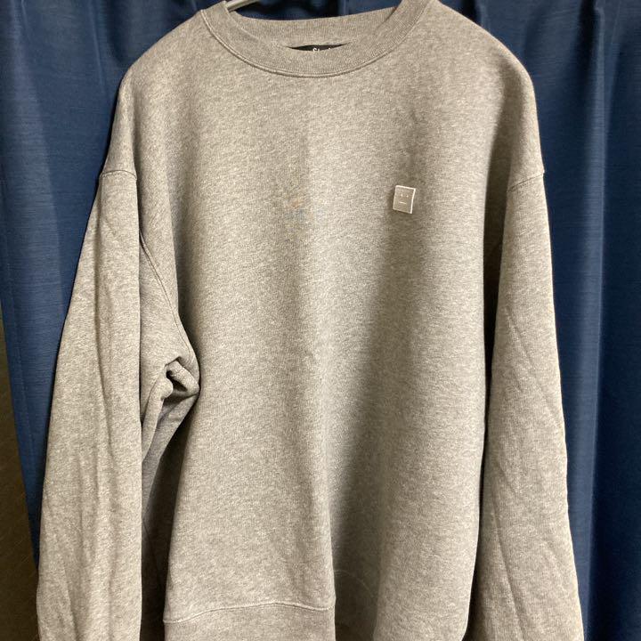 acne スウェット グレー YLw9a-m26697456450 studious オーバーサイズ 在庫超歓迎