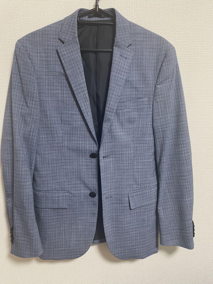 H&M スリムフィット チェック柄 テーラードジャケット新品