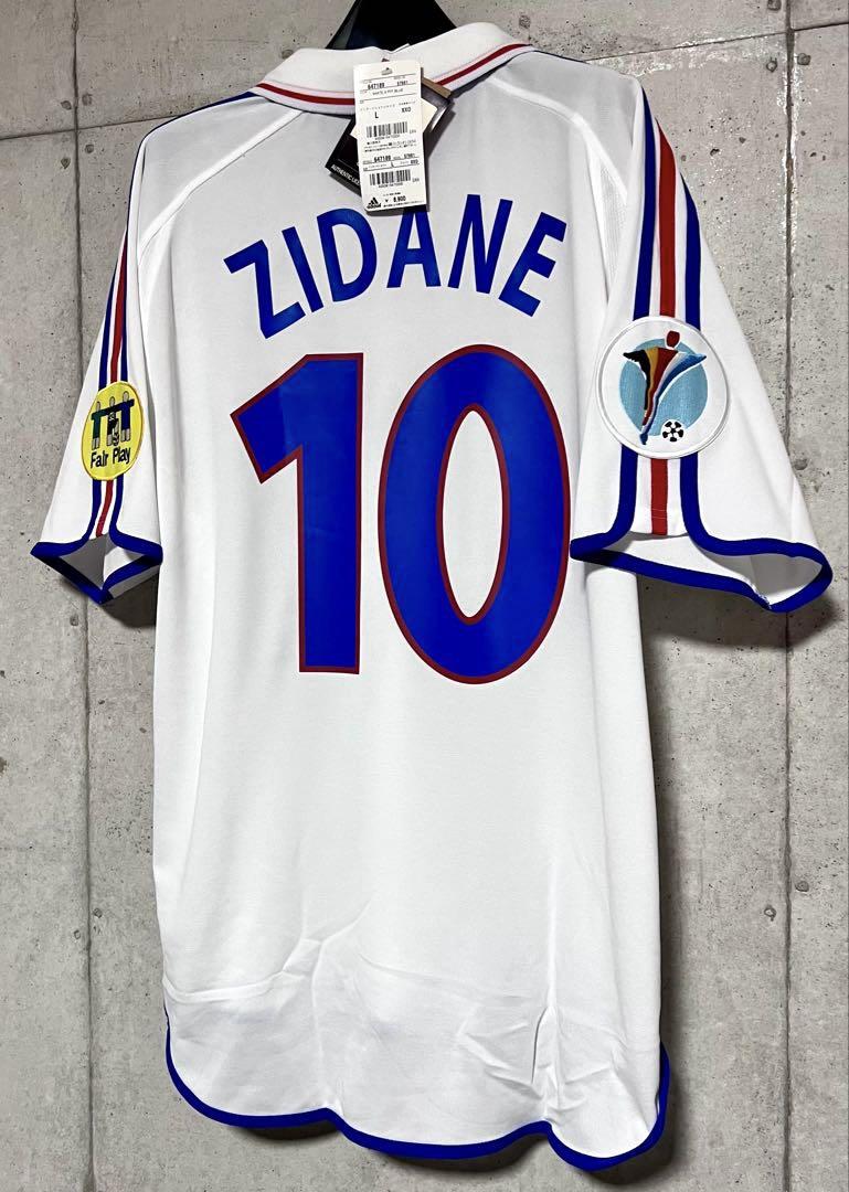 【新品/タグ付き】EURO2000 フランス代表♯10ジダン 【XLサイズ相当】