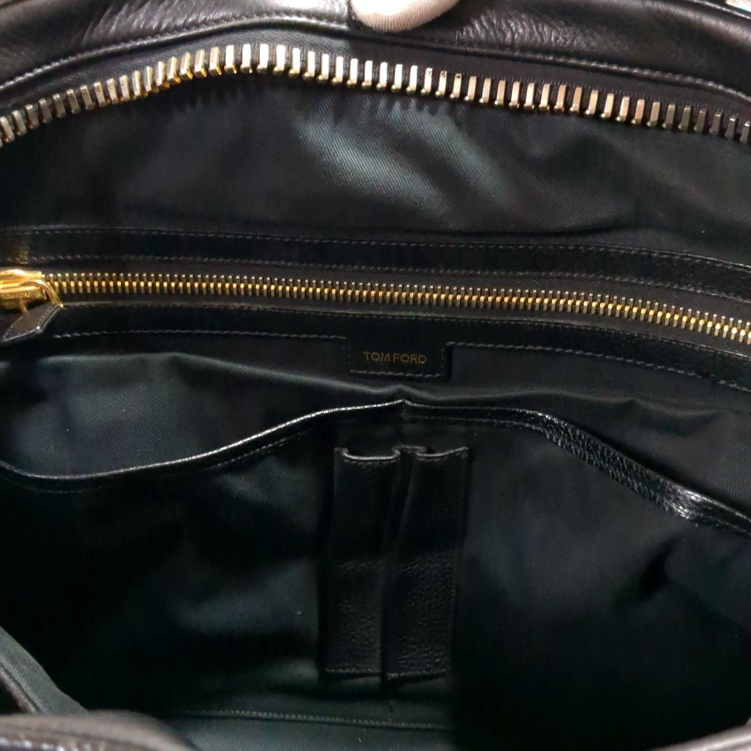 ✨トムフォード✨ビジネスバッグ BUCKLEY グレインカーフ ブラック