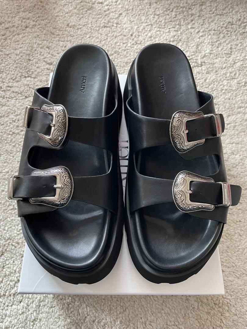 MEDI WESTERN BUCKLE SANDALS XLサイズ - メルカリ