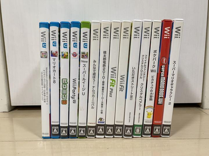 Wii Wii U 本体 ソフト16本