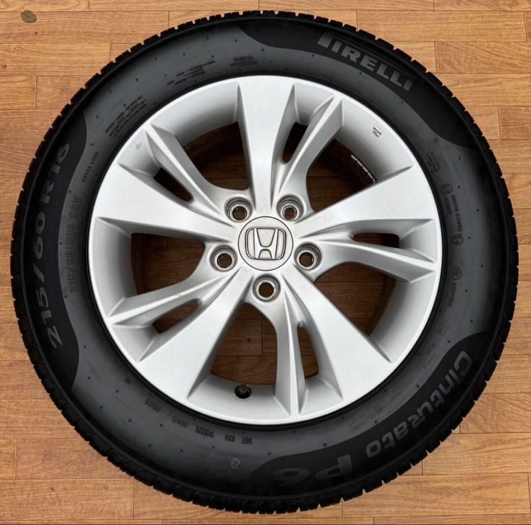 ホンダヴェゼル純正16インチアルミホイール＆タイヤ215/60R16 4本