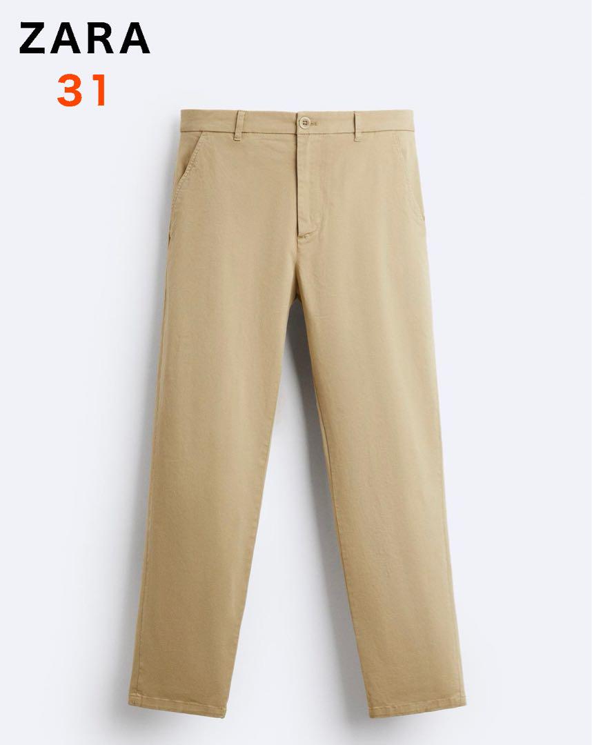 定価以下 ZARA ザラ SLIM FIT スリム フィット チノ ベージュ 5,590円