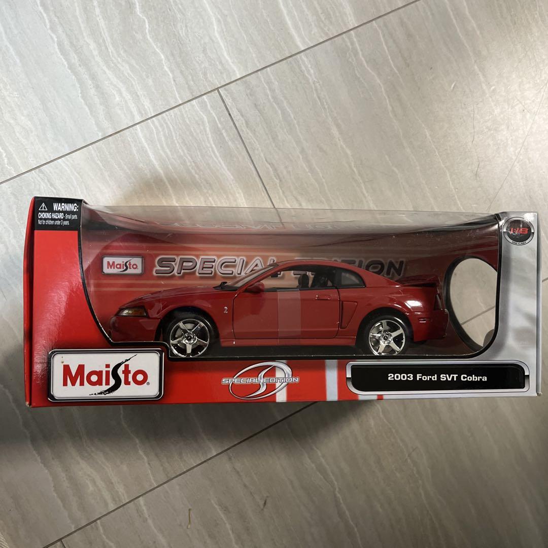 Maisto 2003 Ford SVT Cobra 赤 1:18 特別版