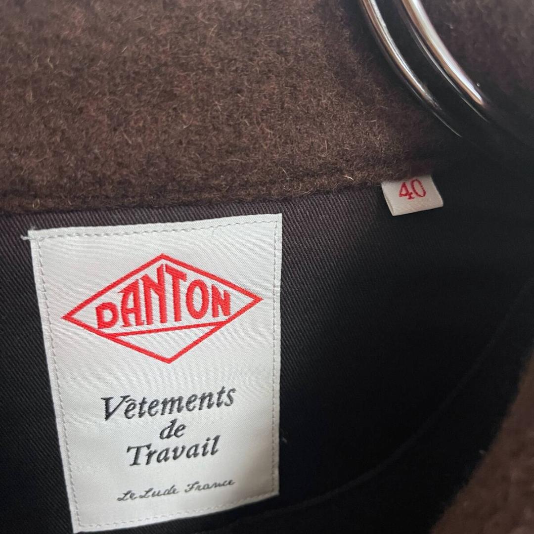 DANTON ダントン ウールモッサ シングル コート ジャケット 40