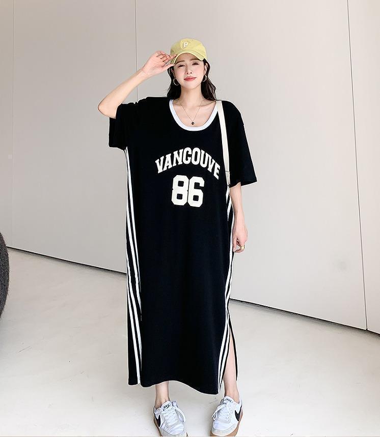 大きいサイズ レディース　ロング　ワンピース　春夏 秋 新品 半袖