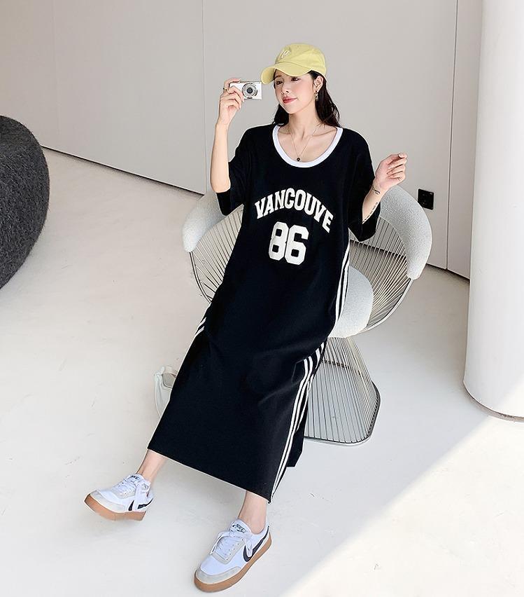 大きいサイズ レディース　ロング　ワンピース　春夏 秋 新品 半袖