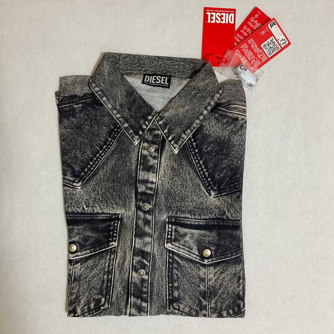 洗練されたデザイン DIESEL S-GILS-DNM シャツ 48 洗練されたデザイン DIESEL S-GILS-DNM シャツ 48