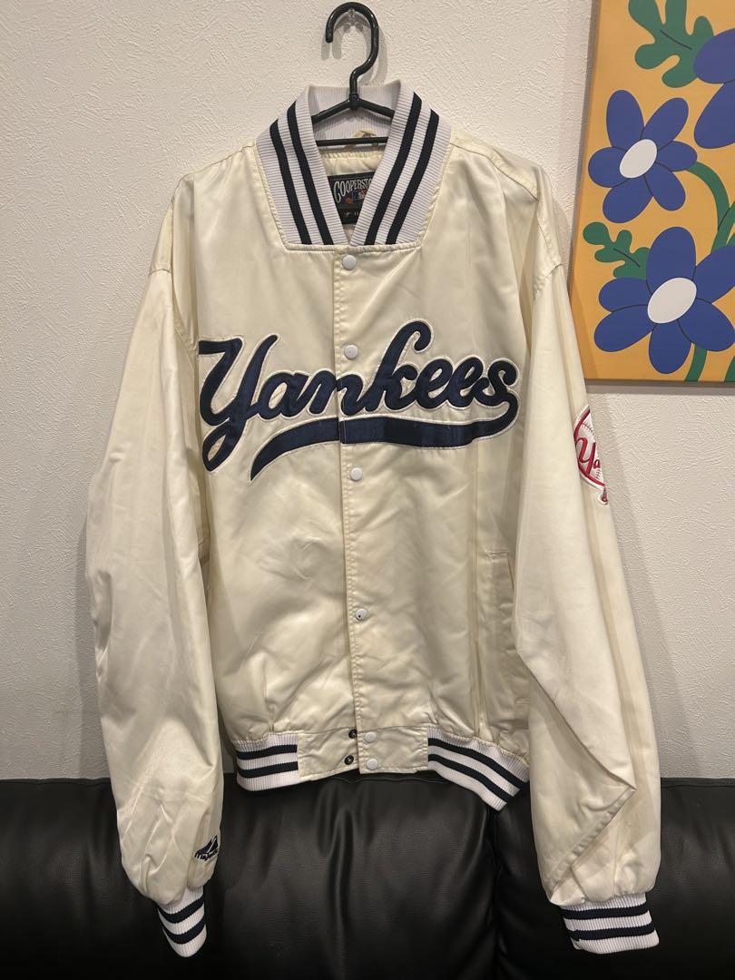 MAJESTIC マジェスティック YANKEES スタジャン ホワイト