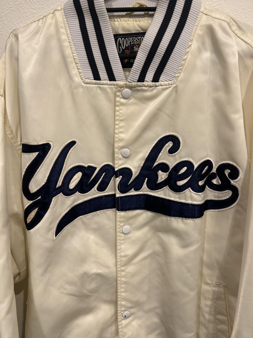 MAJESTIC マジェスティック YANKEES スタジャン ホワイト