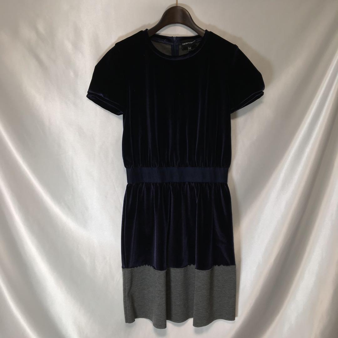 EMPORIO ARMANIエンポリオアルマーニ 膝丈ワンピース