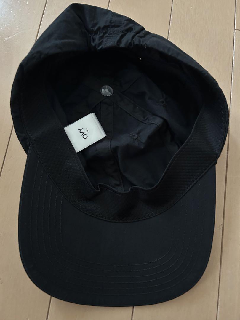 Vintage Cotton Shirring 6Panel Cap (black) | OVY