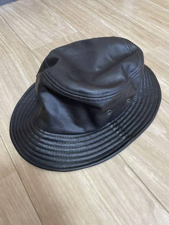 beams ビームス 帽子 バケットハット レザー