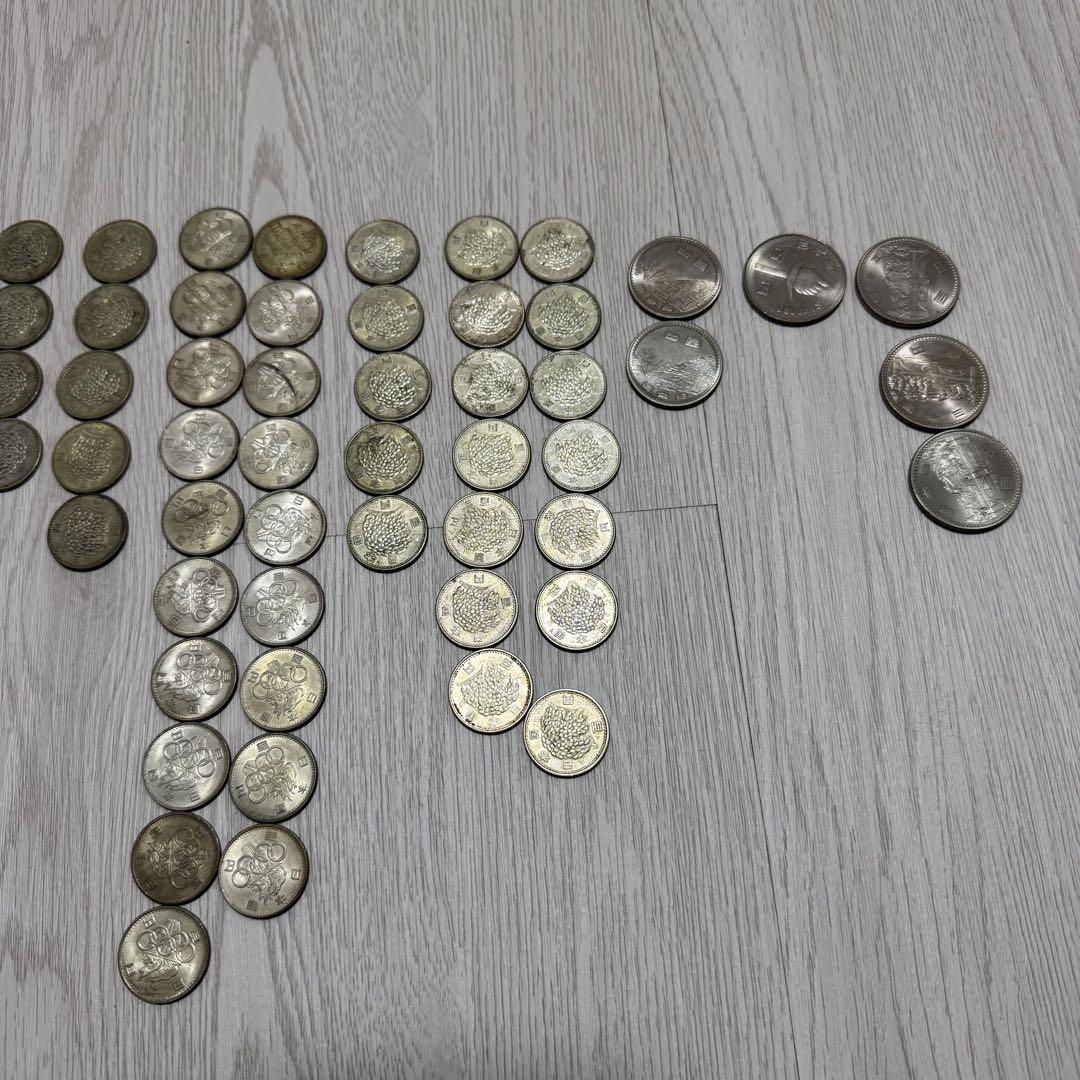 銀貨： プルーフ硬貨 昭和32年~51年 オリンピック