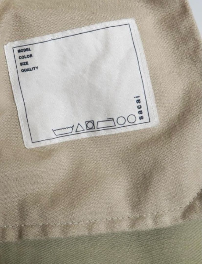 sacai Chino Pants コットン チノパンツ トラウザー