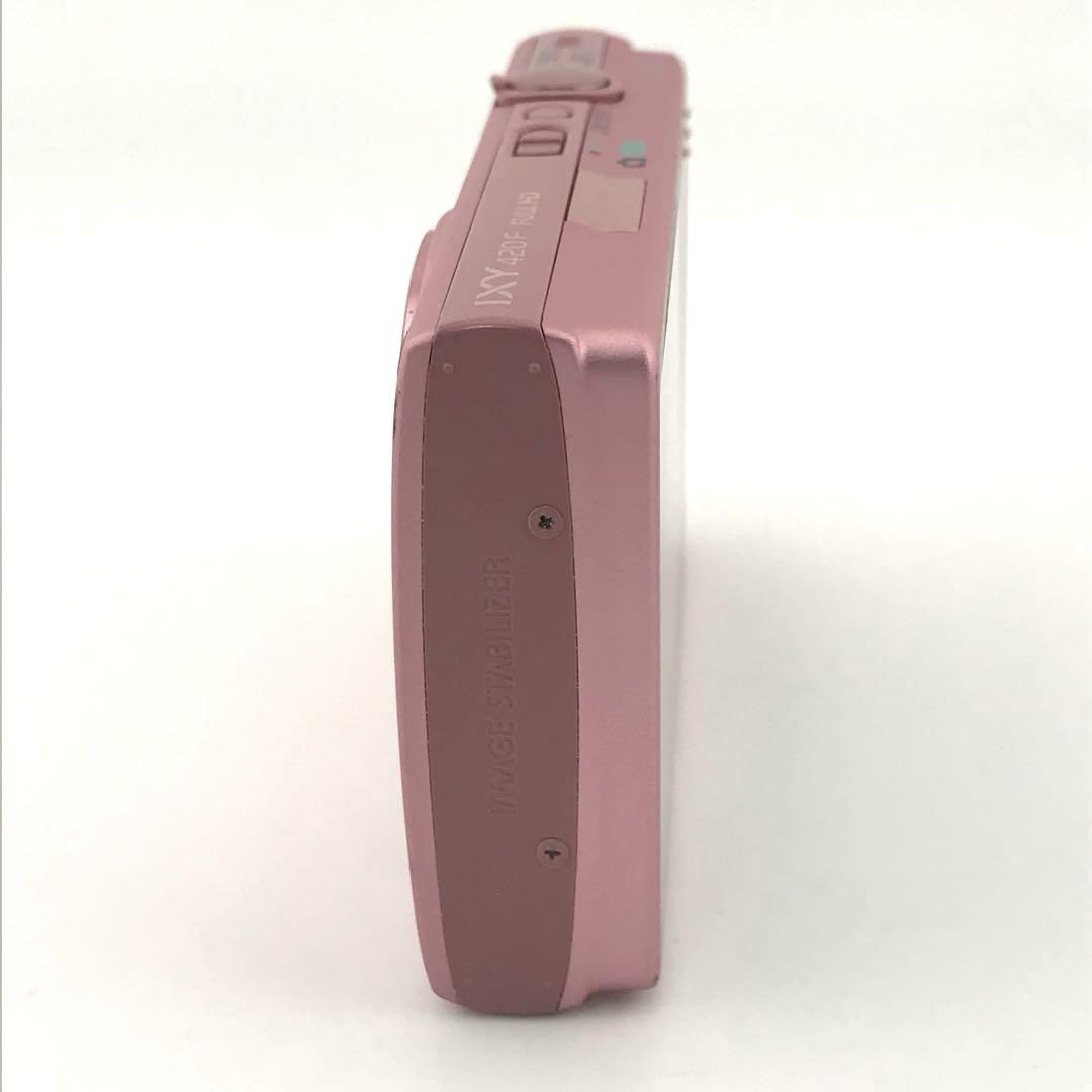 美品⭕️実写美【動作確認済】Canon IXY 420F ピンク　デジタルカメラ